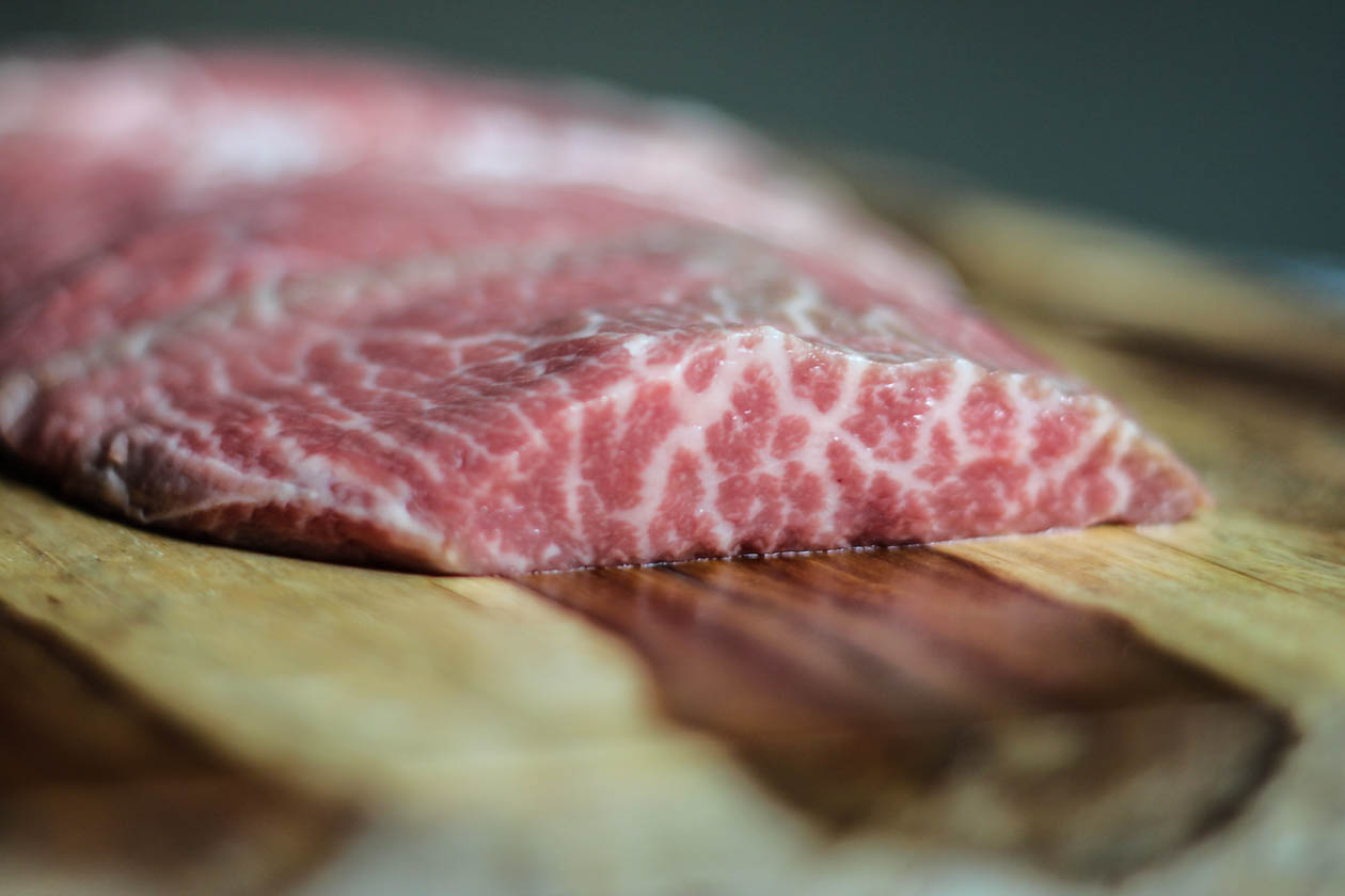 Real wagyu - the full-bloodline Japanese variety cattle