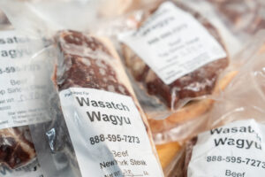 Wasatch Wagyu new york steaks